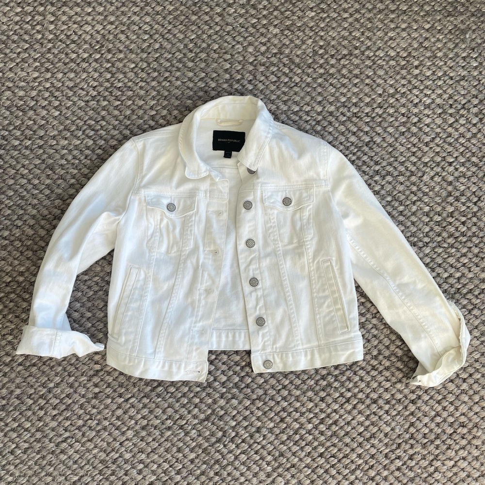 White Jean Jacket